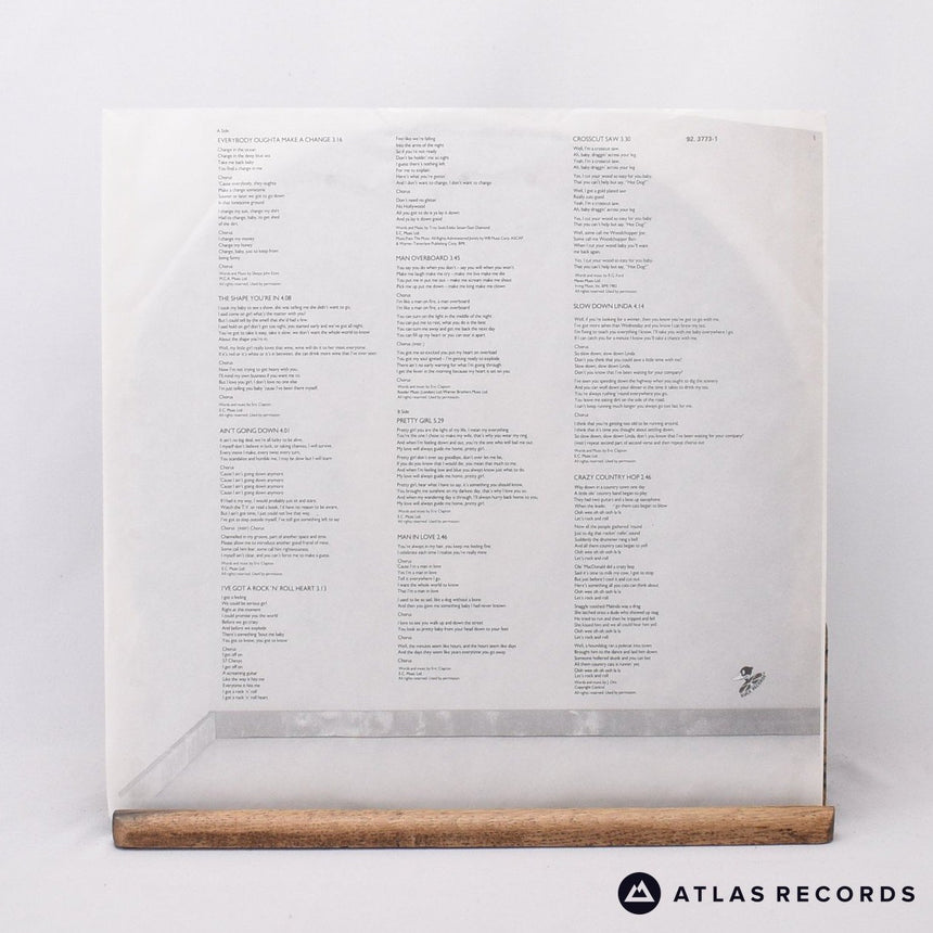 Eric Clapton - Money And Cigarettes - Strawberry LP Vinyl Record - EX/EX