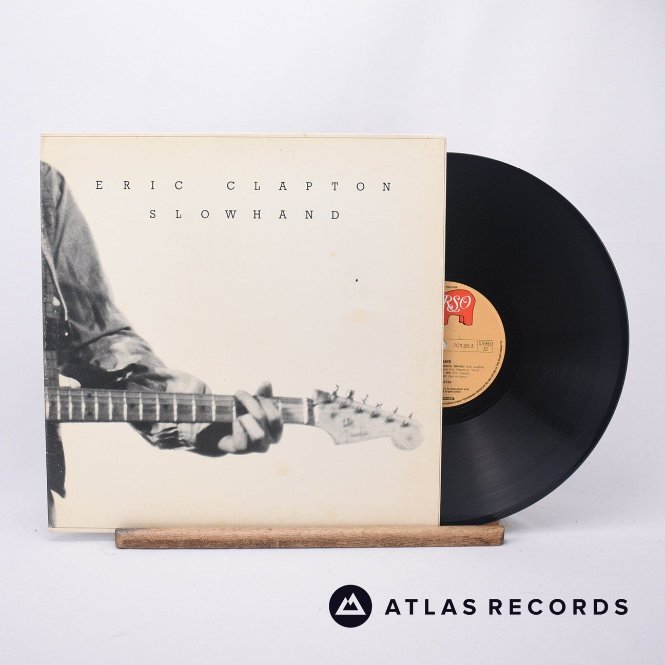 Eric Clapton Slowhand LP Vinyl Record - Front Cover & Record