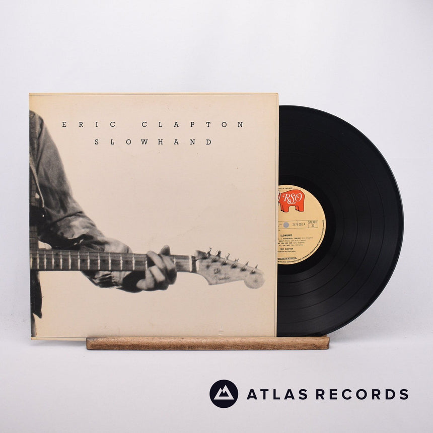 Eric Clapton Slowhand LP Vinyl Record - Front Cover & Record
