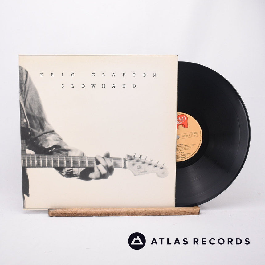 Eric Clapton Slowhand LP Vinyl Record - Front Cover & Record