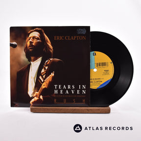 Eric Clapton Tears In Heaven 7" Vinyl Record - Front Cover & Record