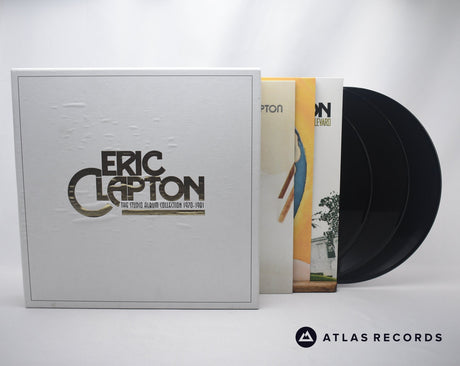 Eric Clapton The Studio Album Collection 1970-1981 Double LPBox Set 7 x LP Vinyl Record - Front Cover & Record