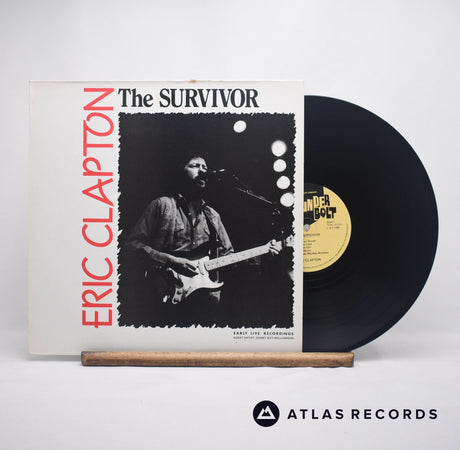 Eric Clapton The Survivor LP Vinyl Record - Front Cover & Record