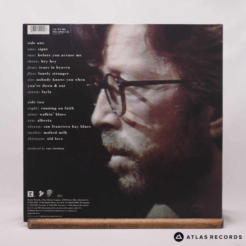 Eric Clapton - Unplugged - Gatefold -A -B LP Vinyl Record - EX/EX