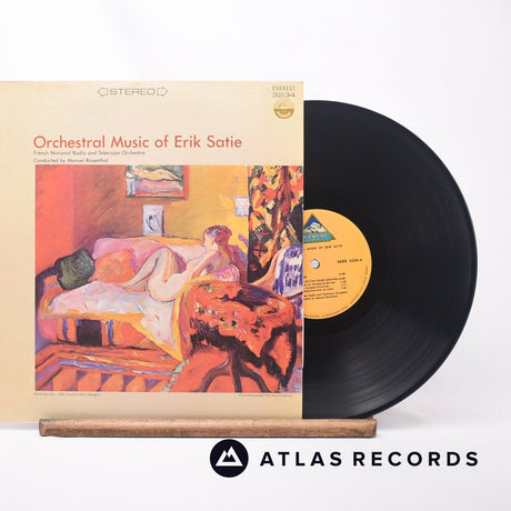 Erik Satie Orchestral Music Of Erik Satie LP Vinyl Record - Front Cover & Record