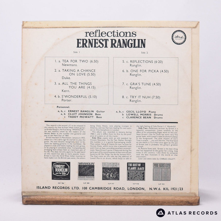 Ernest Ranglin - Reflections - Mono A/11 B/11 LP Vinyl Record - VG/VG+