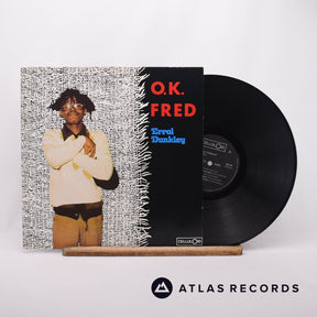 Errol Dunkley O.K. Fred LP Vinyl Record - Front Cover & Record