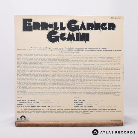 Erroll Garner - Gemini - LP Vinyl Record - VG+/EX