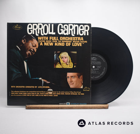 Erroll Garner With Full Orchestra Playing Music From The Paramount Motion Picture "A New Kind Of Love" LP Vinyl Record - Front Cover & Record