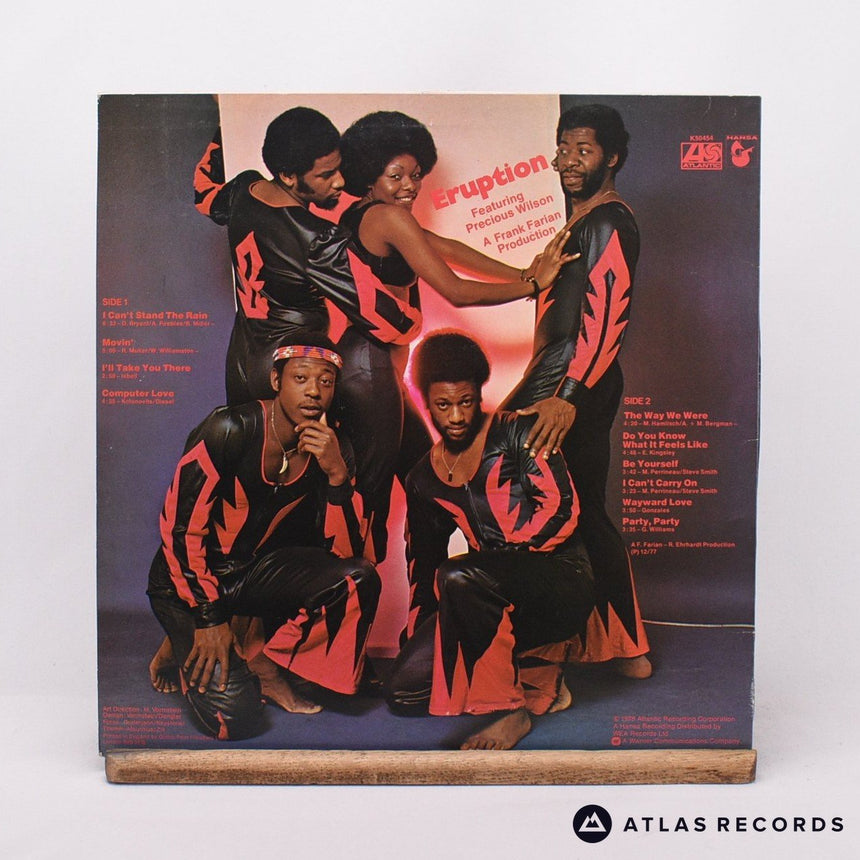 Eruption - Eruption - LP Vinyl Record - VG+/EX