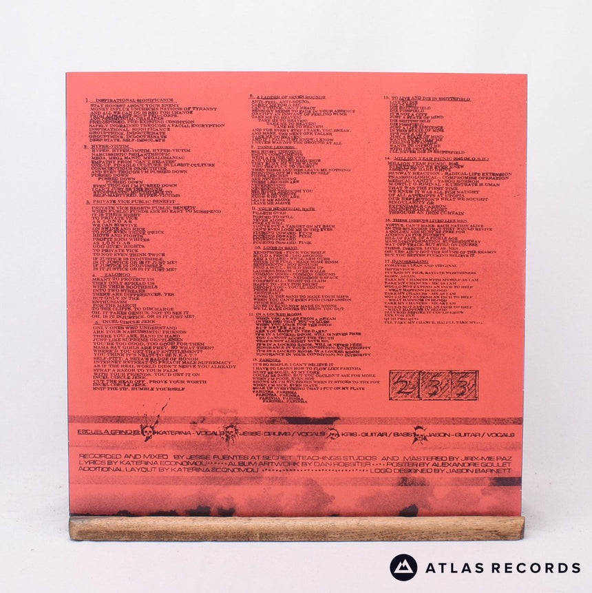 Escuela Grind - Indoctrination - LP Vinyl Record - NM/NM