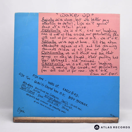 Essential Logic - Wake Up - 12" Vinyl Record - VG+/VG+