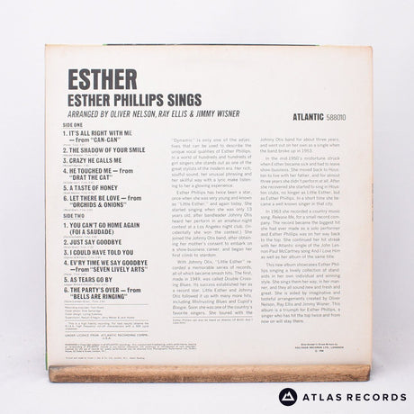 Esther Phillips - Esther Phillips Sings - Stereo LP Vinyl Record - EX/VG+
