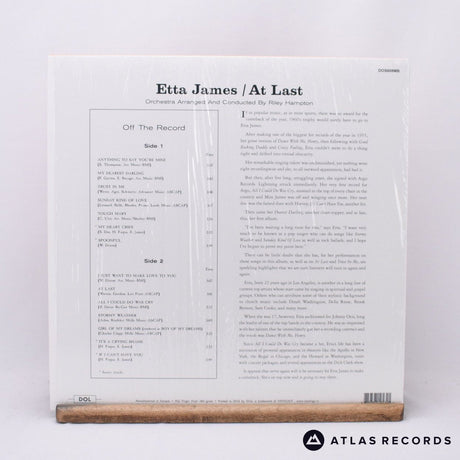 Etta James - At Last! - 180G Red Die-Cut Sleeve LP Vinyl Record - NM/NM