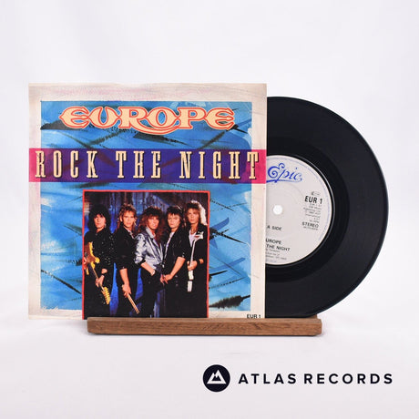 Europe Rock The Night 7" Vinyl Record - Front Cover & Record