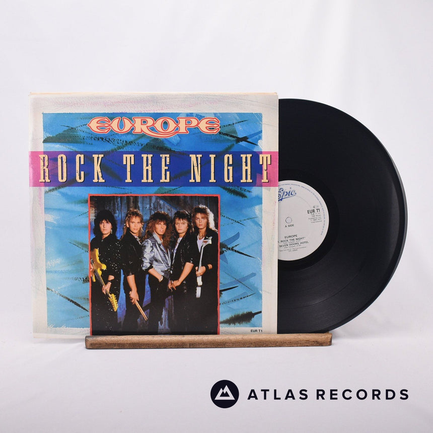 Europe Rock The Night 12" Vinyl Record - Front Cover & Record