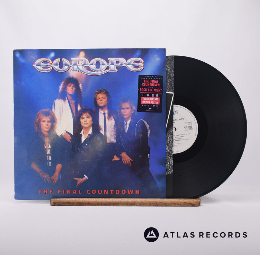 Europe The Final Countdown LP Vinyl Record - Front Cover & Record