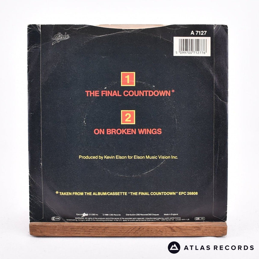 Europe - The Final Countdown - 7" Vinyl Record - VG+/EX