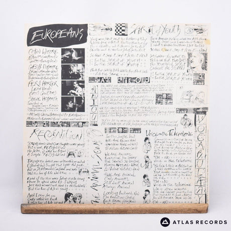 Europeans - Vocabulary - Bilbo Lyric Sheet LP Vinyl Record - VG+/EX