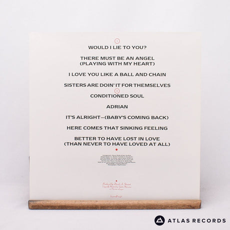 Eurythmics - Be Yourself Tonight - Lyric Sheet LP Vinyl Record - EX/EX
