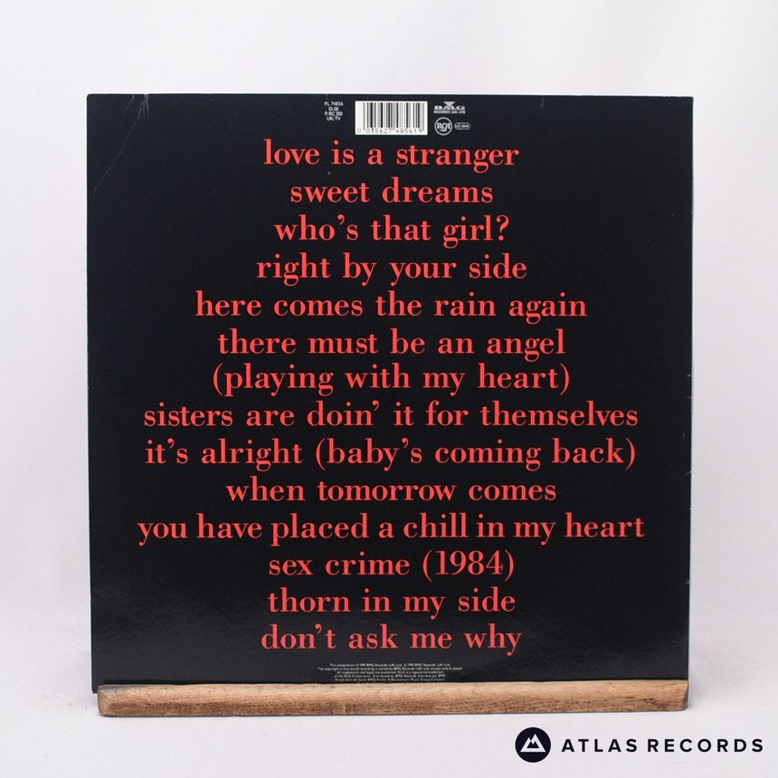 Eurythmics - Greatest Hits - A1 B1 LP Vinyl Record - EX/EX