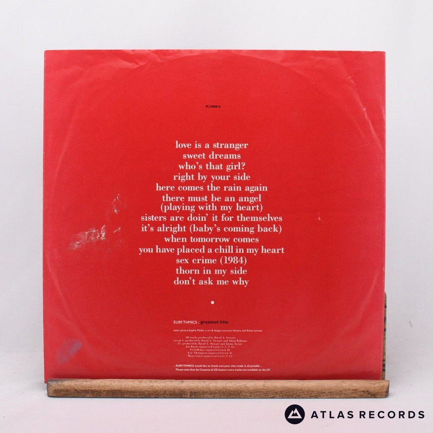 Eurythmics - Greatest Hits - LP Vinyl Record - VG+/EX