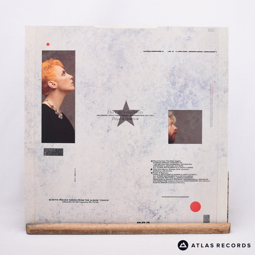 Eurythmics - Here Comes The Rain Again - 12" Vinyl Record - EX/EX