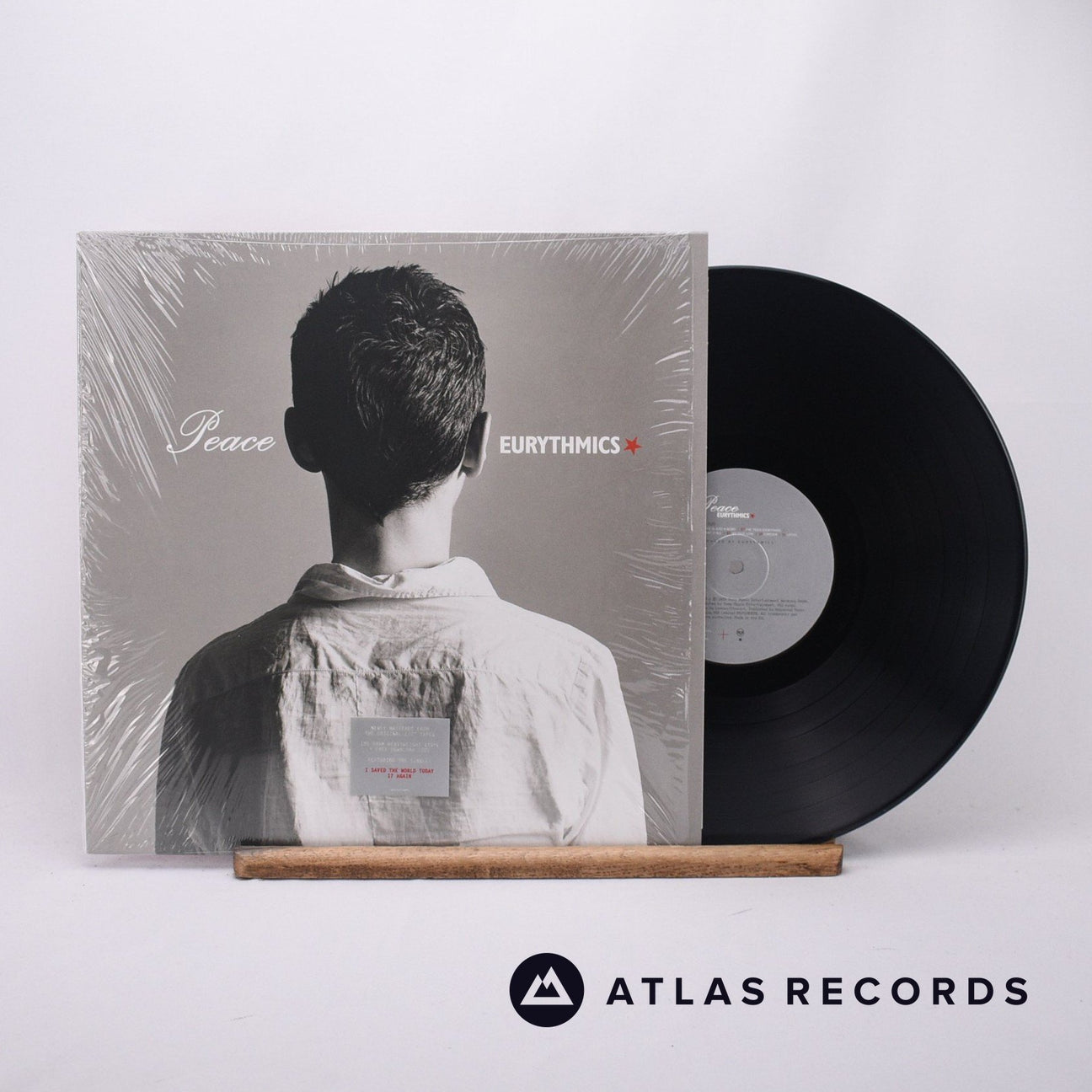 Eurythmics Peace LP Vinyl Record - Front Cover & Record