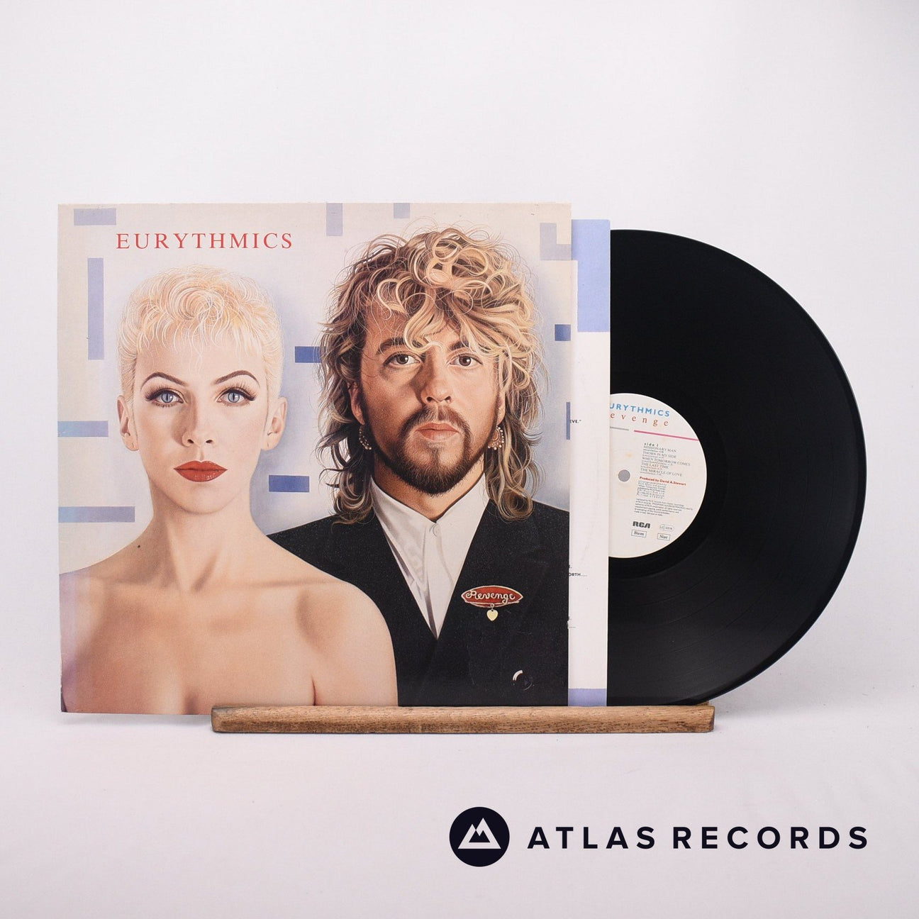 Eurythmics Revenge LP Vinyl Record - Front Cover & Record
