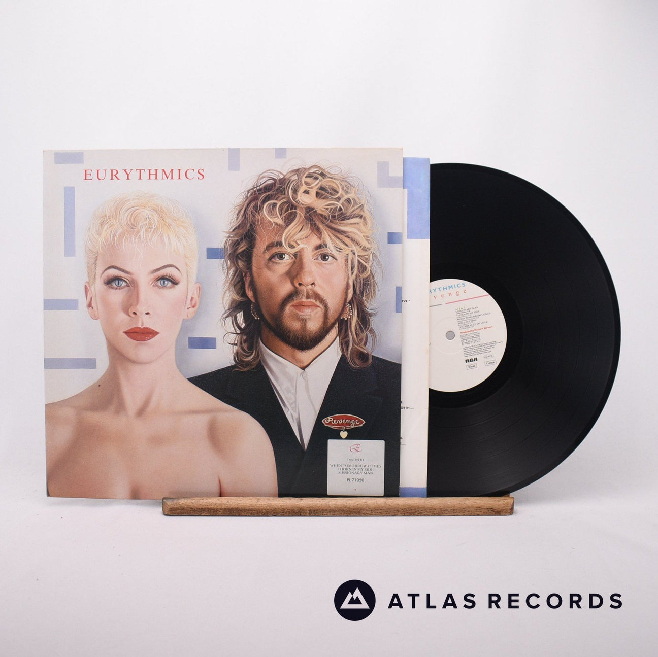 Eurythmics Revenge LP Vinyl Record - Front Cover & Record