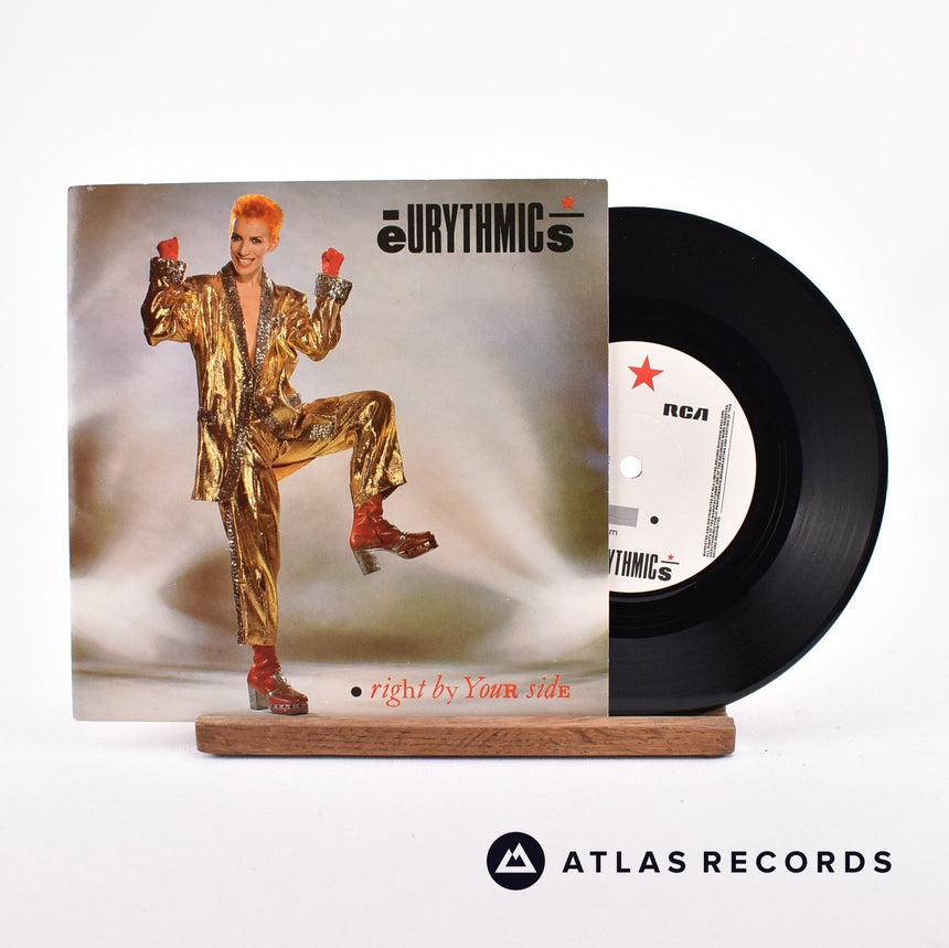 Eurythmics Right By Your Side 7" Vinyl Record - Front Cover & Record