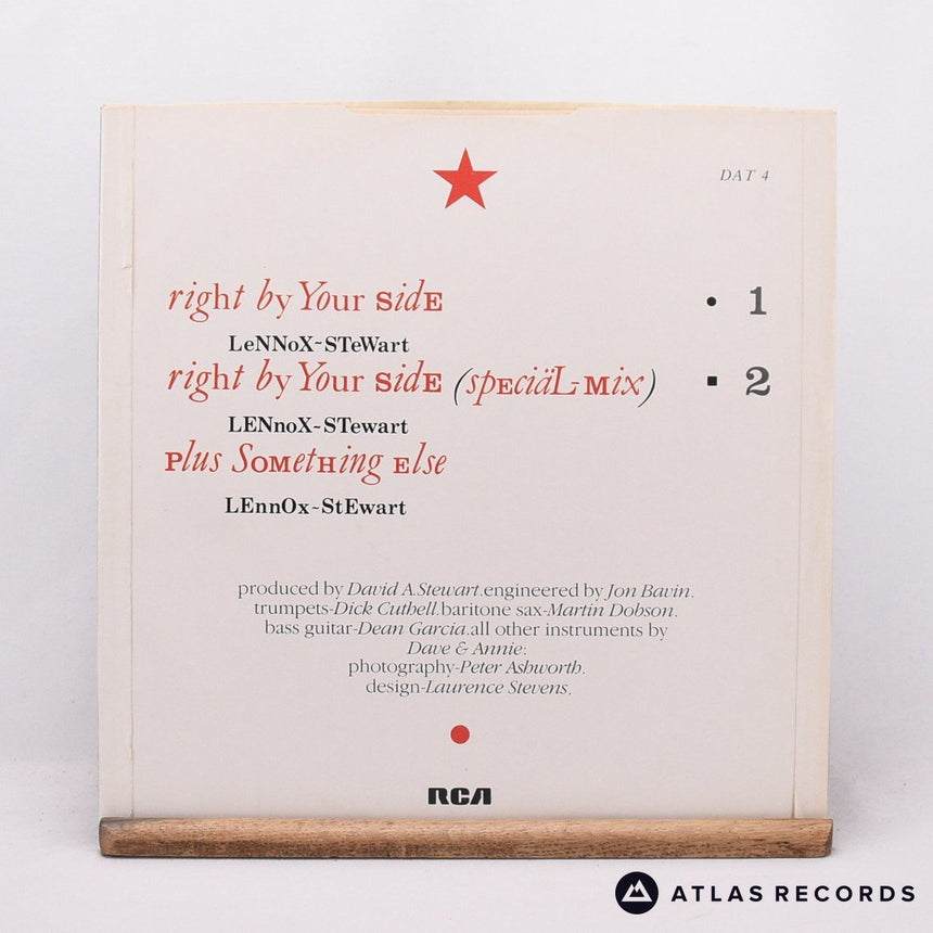 Eurythmics - Right By Your Side - 12" Vinyl Record - EX/VG+