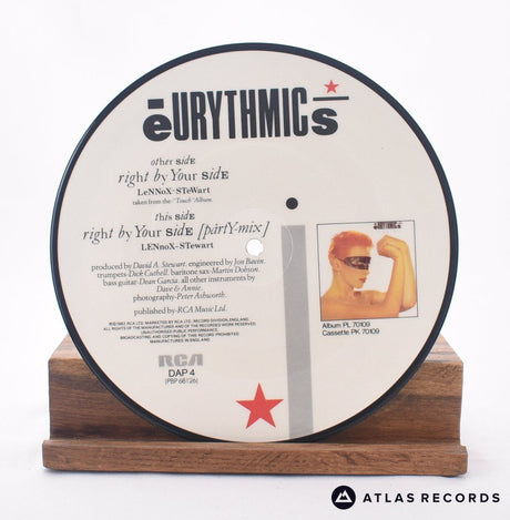 Eurythmics - Right By Your Side - Picture Disc 7" Vinyl Record - EX