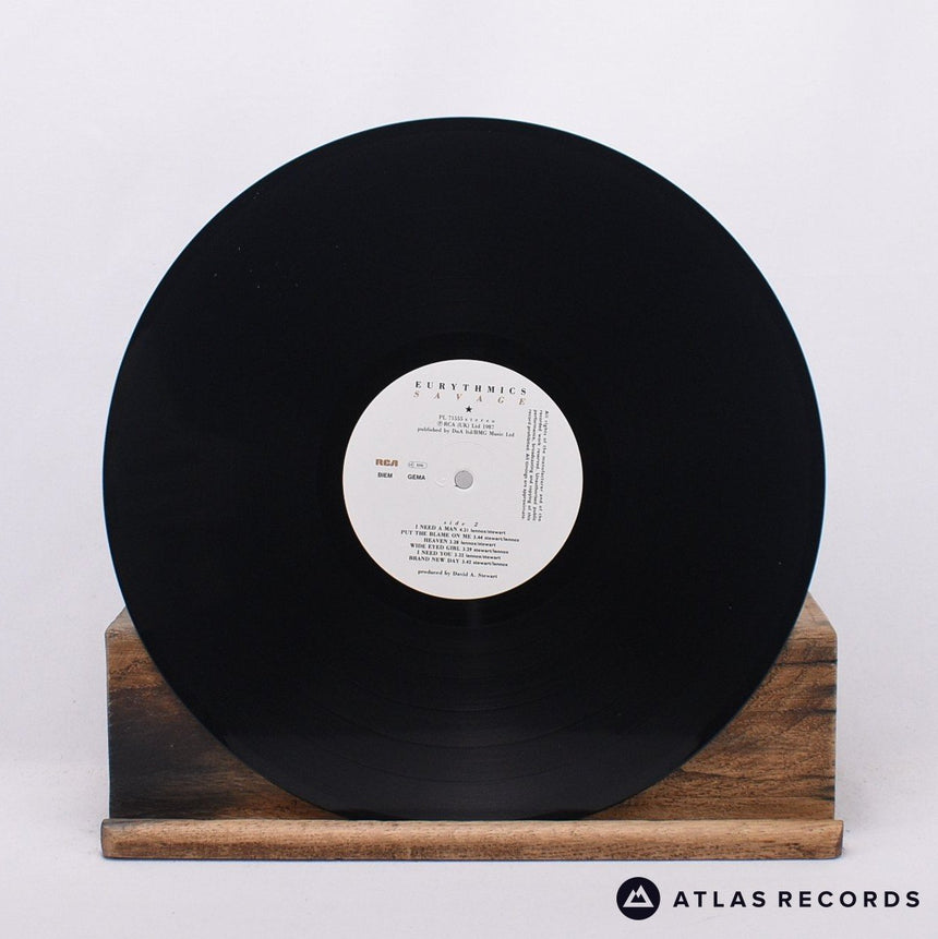 Eurythmics - Savage - Insert Poster LP Vinyl Record - EX/EX