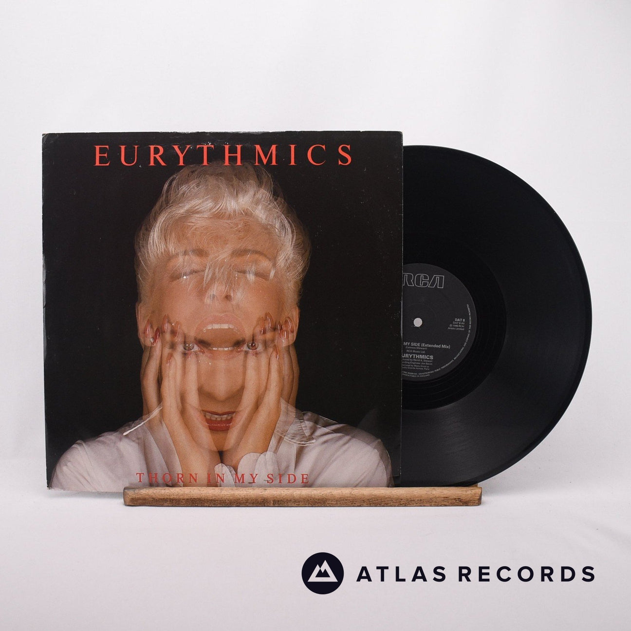 Eurythmics Thorn In My Side 12" Vinyl Record - Front Cover & Record