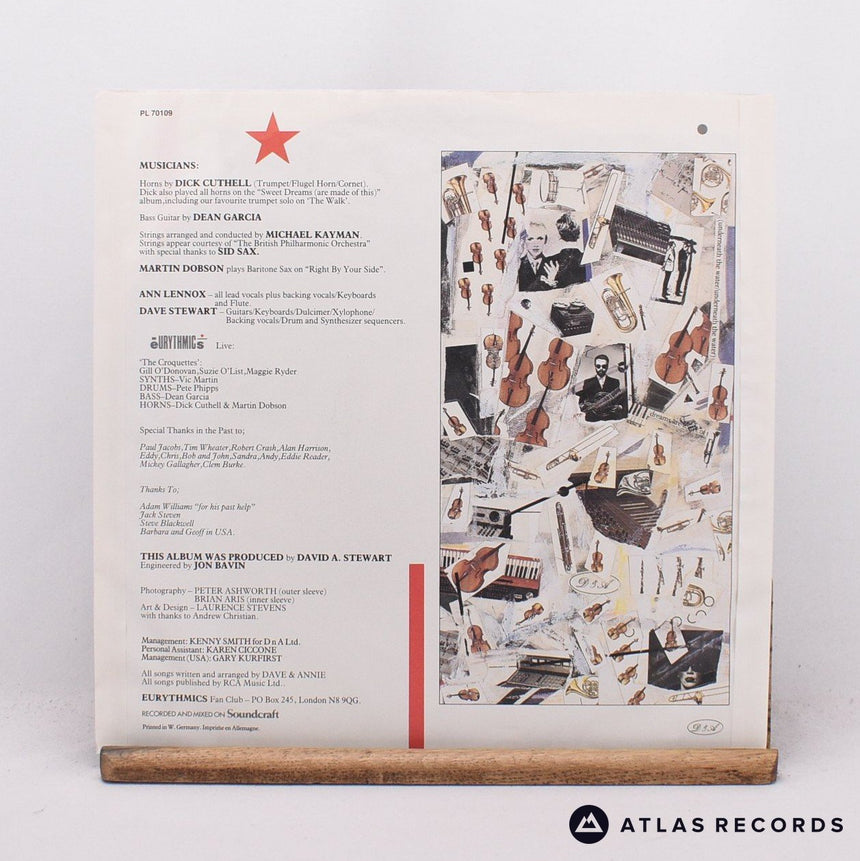 Eurythmics - Touch - Repress LP Vinyl Record - EX/EX