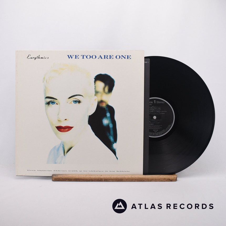 Eurythmics We Too Are One LP Vinyl Record - Front Cover & Record