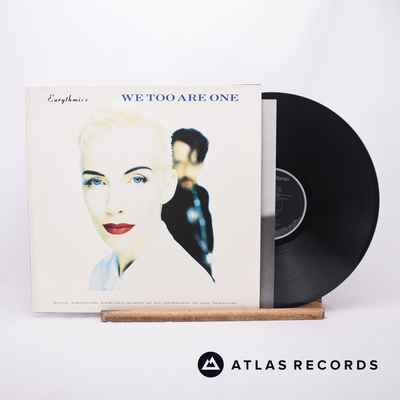 Eurythmics We Too Are One LP Vinyl Record - Front Cover & Record