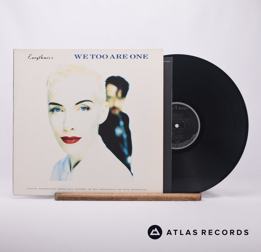 Eurythmics We Too Are One LP Vinyl Record - Front Cover & Record