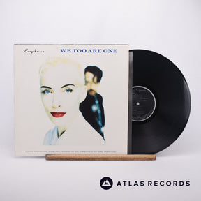 Eurythmics We Too Are One LP Vinyl Record - Front Cover & Record