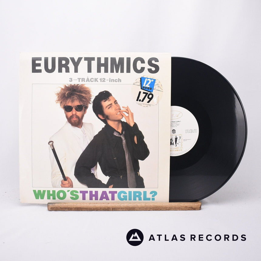 Eurythmics Who's That Girl? 12" Vinyl Record - Front Cover & Record