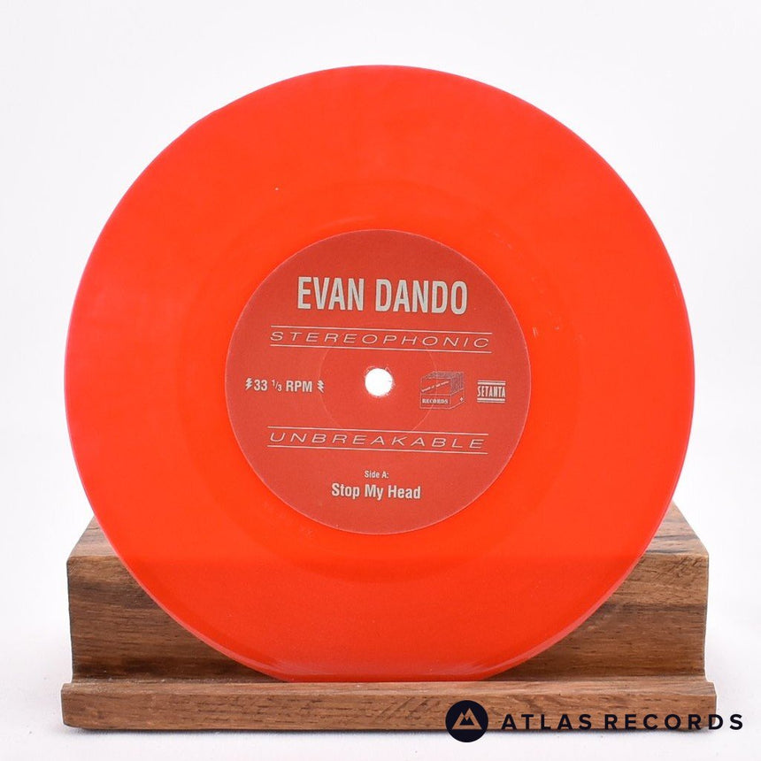 Evan Dando - Stop My Head - Red 7" Vinyl Record - NM/NM
