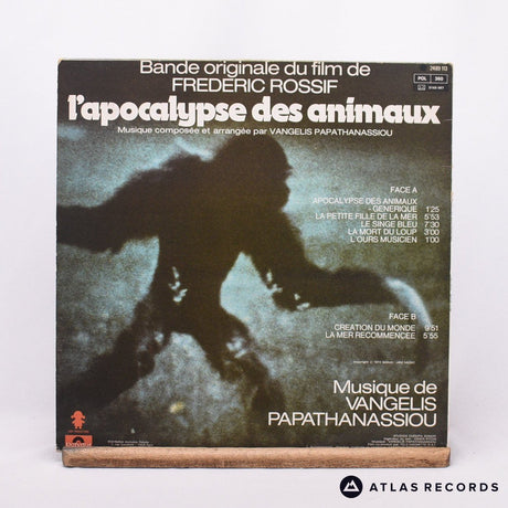 Evangelos Papathanassiou - L'Apocalypse Des Animaux - LP Vinyl Record - VG+/VG+