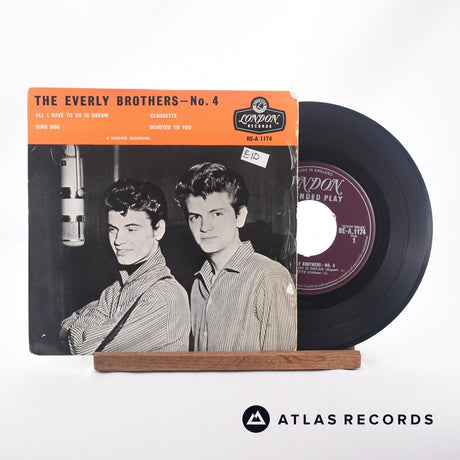 Everly Brothers The Everly Brothers No.4 7" Vinyl Record - Front Cover & Record