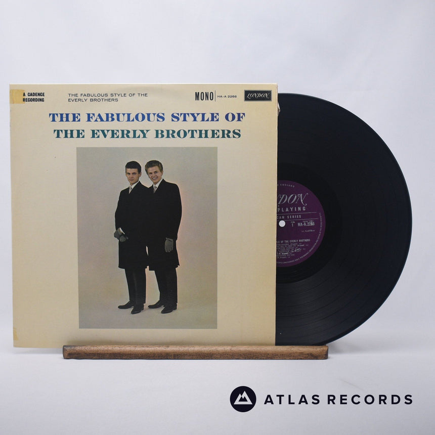 Everly Brothers The Fabulous Style Of The Everly Brothers LP Vinyl Record - Front Cover & Record