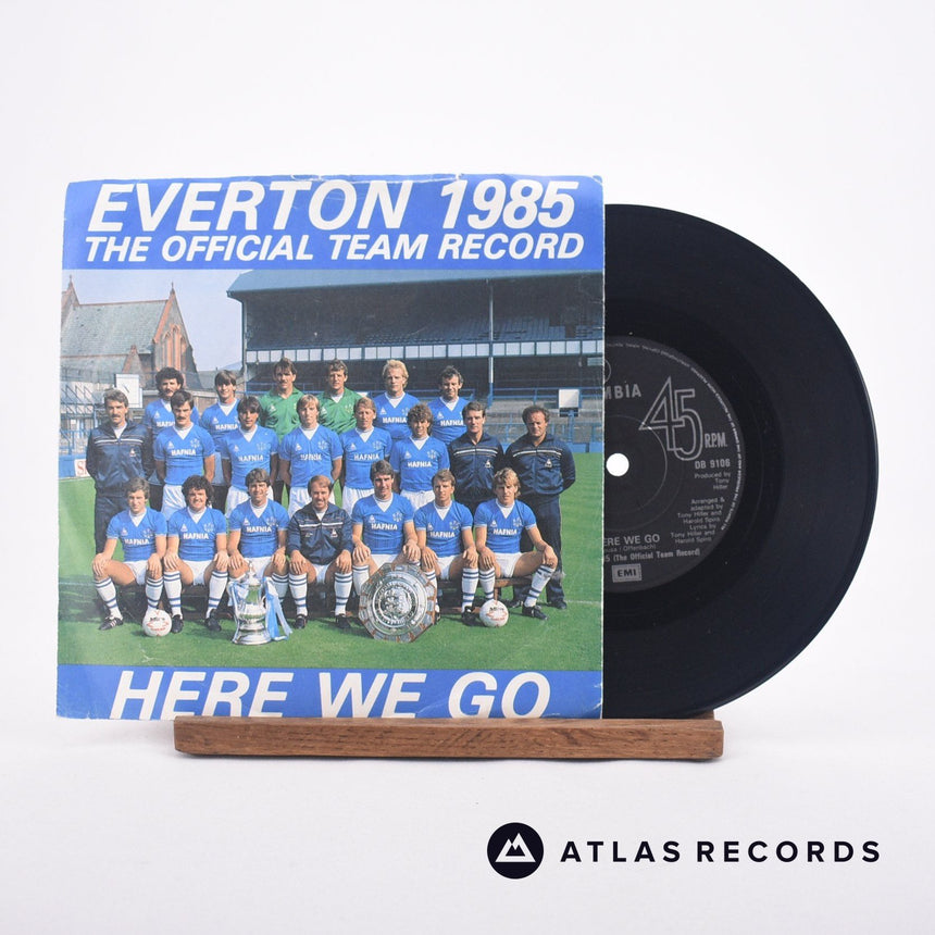 Everton F.C. Here We Go 7" Vinyl Record - Front Cover & Record