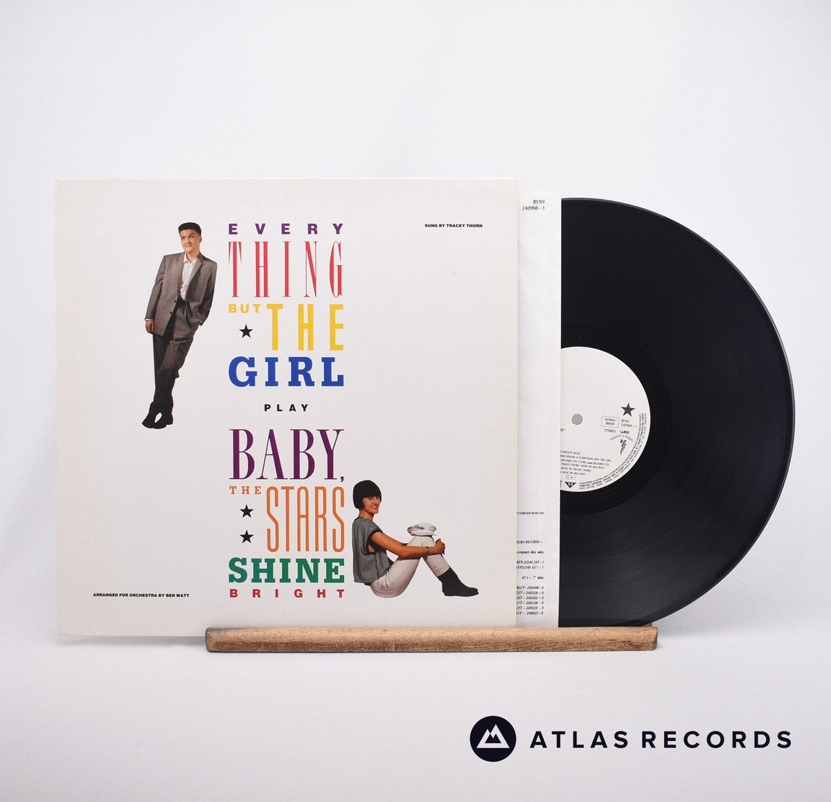 Everything But The Girl Baby, The Stars Shine Bright LP Vinyl Record - Front Cover & Record