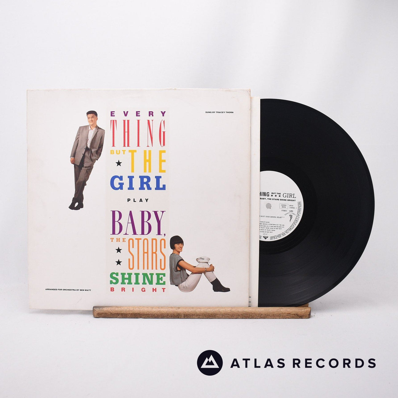 Everything But The Girl Baby, The Stars Shine Bright LP Vinyl Record - Front Cover & Record