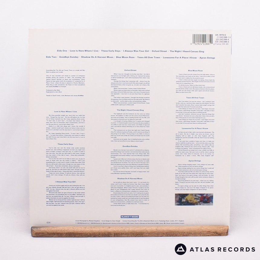 Everything But The Girl - Idlewild - Townhouse LP Vinyl Record - EX/NM