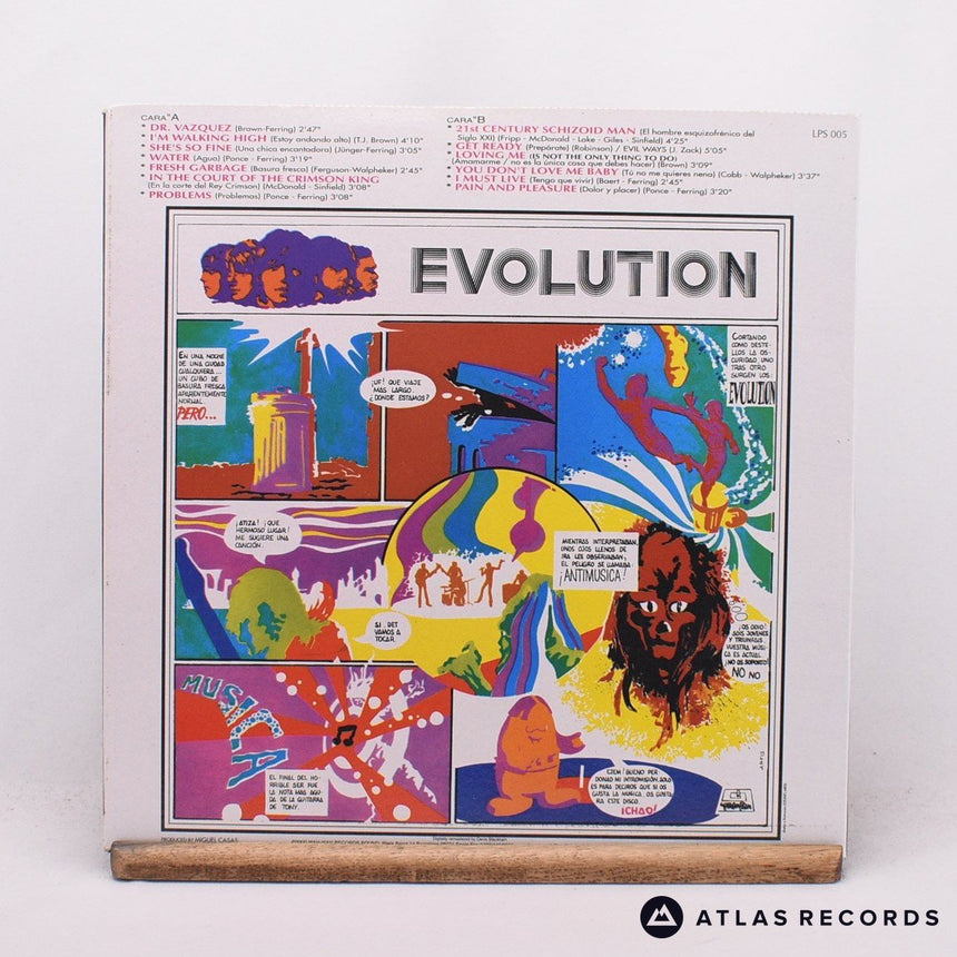 Evolution - Evolution - Insert Reissue Spain LP Vinyl Record - EX/EX